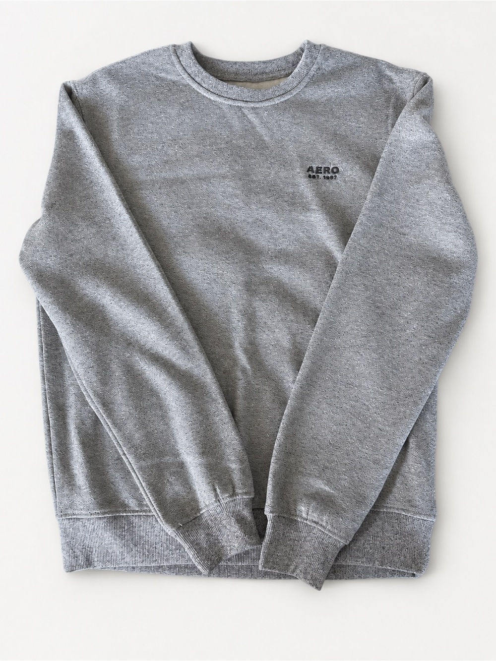Aeropostale Heather Grey Crewneck Sweatshirt